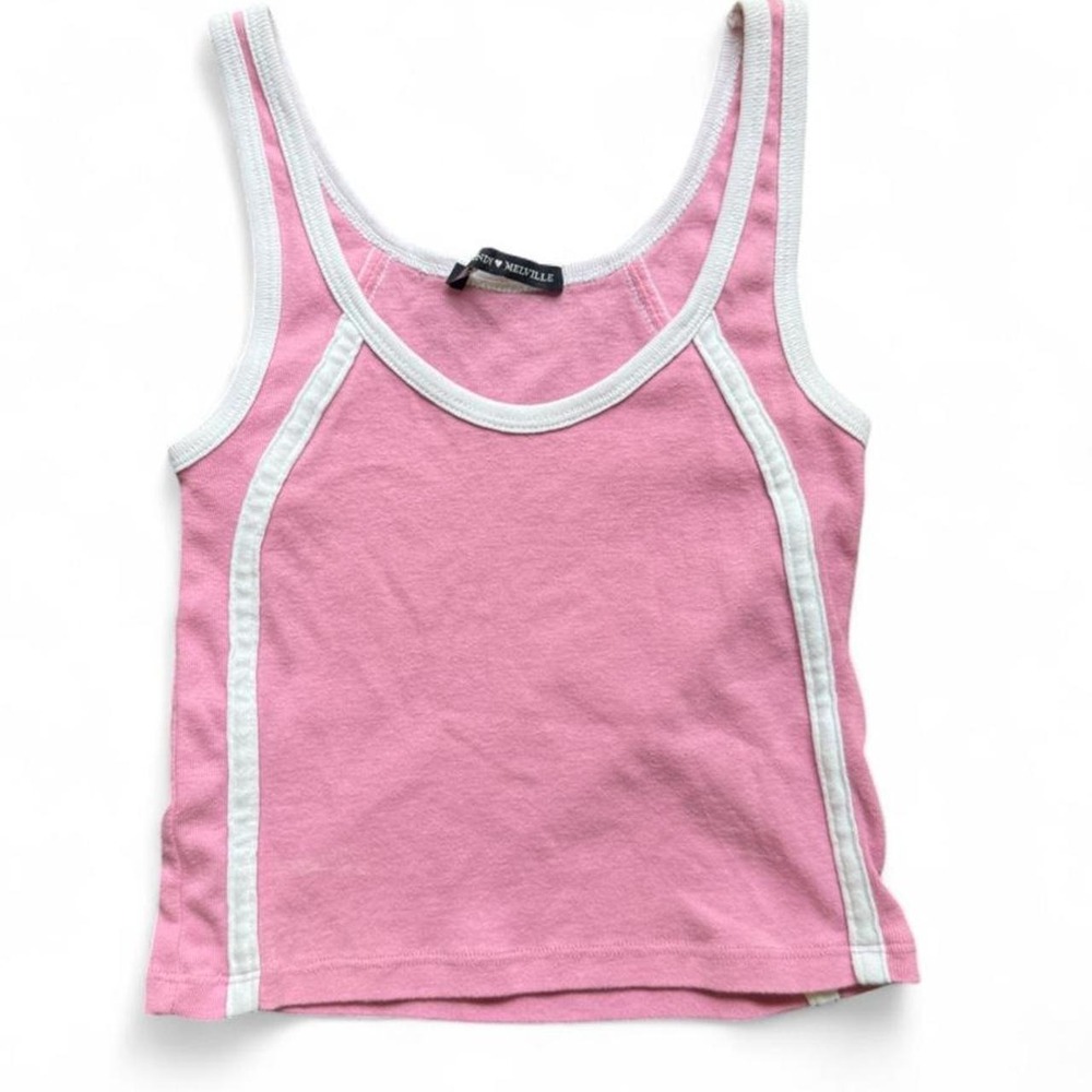 Pink Brandy Melville Basic Bella Tank
